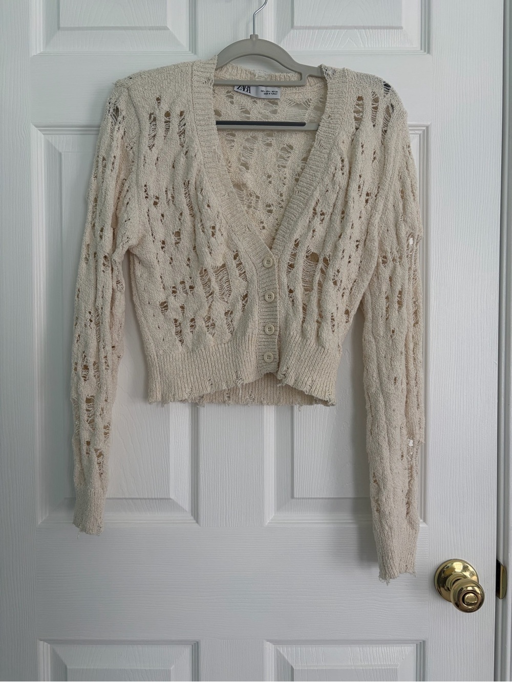 Zara Distressed Cardigan